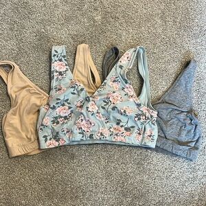 Motherhood Cotton Cross Over Bras, Size M